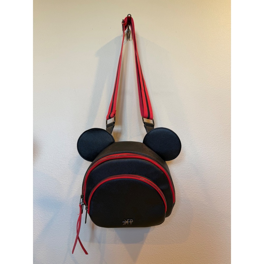Freshly Picked x Disney Mickey Mouse Convertible Mini Backpack Black